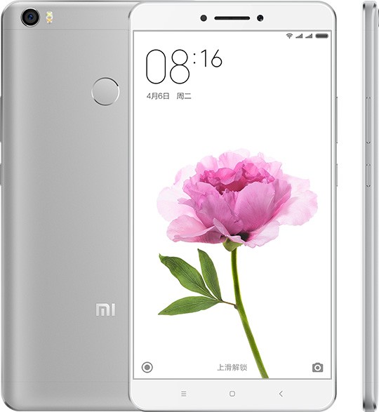 Xiaomi Mi Max Snapdragon 652 3GB 64GB 4G LTE Android 6.0 Smartphone 6.44 Inch 16MP camera Gray