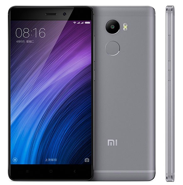 Xiaomi Redmi 4 4G LTE 2GB 16GB Snapdragon 430 Smartphone 5.0 inch 13MP camera Gray