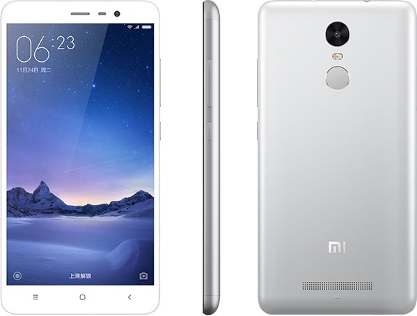 Xiaomi Redmi Note 3 4G LTE 3GB 32GB Helio X10 Octa Core Smartphone 5.5 Inch 13MP Camera Silver