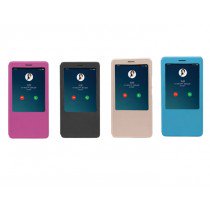 Xiaomi Redmi Note 4 Leather Case with Window Gold