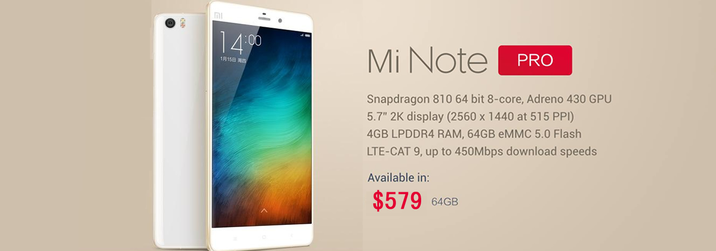 Xiaomi Mi Note Pro