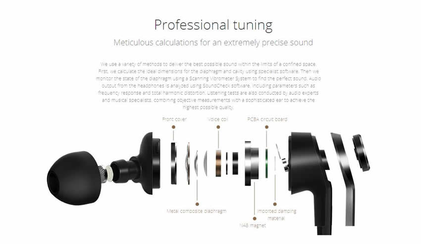 Original Xiaomi Brand New Stereo 3.5mm In-ear Earphone