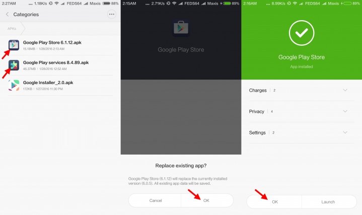 Xiaomi Redmi Note 3/Pro Install Google Play Store Tutorials