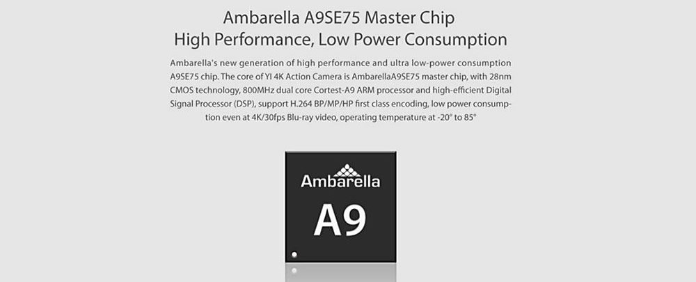 Xiaomi Yi II 4K Action Camera