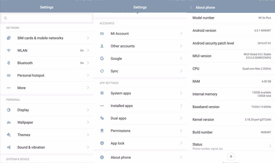 Xiaomi Mi 5s Plus mobile